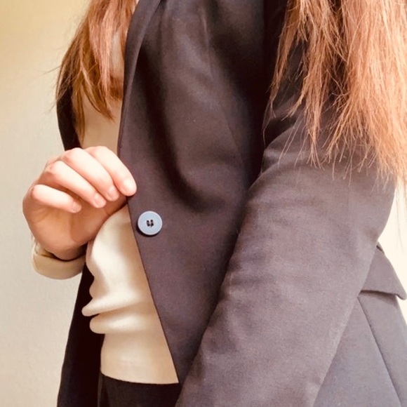 Black Blazer H&M SIZE 6 SMALL - Picture 4 of 6